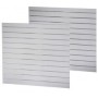 Slat Panel1200x1200 White, PAIR