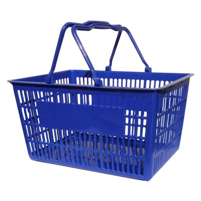 Plastic Shopping  Basket 20L Blue