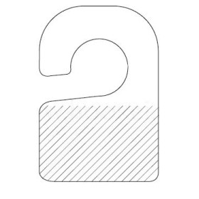 Hang Tabs Hook, pack of 2000pcs