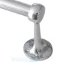 Hanging Rail End Bracket 25mm Chrome