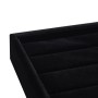 Ring Display Tray 7 Slots Velvet Black