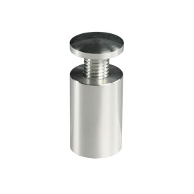 Standoff Dome Top 16mm x 25mm Satin Silver