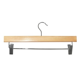 Clip Timber Hanger With Dropdown Rail and Clips Natural