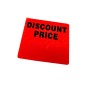 "DISCOUNTED PRICE" Writable Square Sale Stickers 