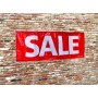 "SALE" Large PVC Sale Banner (incl. ropes)