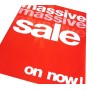 "MASSIVE SALE ON NOW" - Sale Signs/Posters - 4 pack 