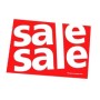"SALE SALE" Stickers - 100 per roll 