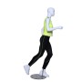 Female Running Mannequin White Mat