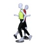 Female Running Mannequin White Mat