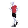 Male Running Mannequin White Mat