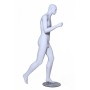 Male Running Mannequin White Mat