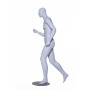 Male Running Mannequin White Mat