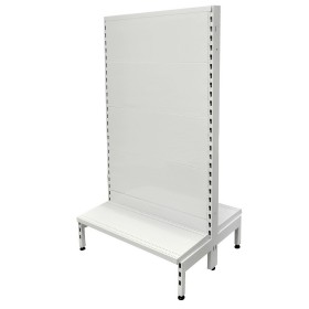 Double Sided Flat Back Gondola White