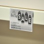 Flat Data Strip Adhesive Sign Holder 93mm x 107mm