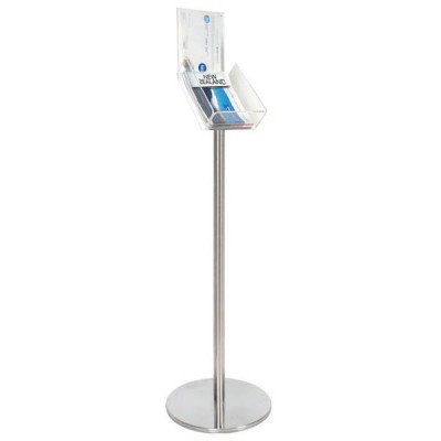 A4 Floor Brochure Holder on Pole