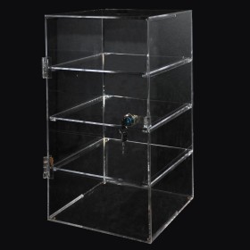 Acrylic 4 Shelf Case 250x245x450mm