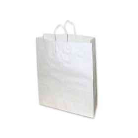 Small White Paper Bag 260x95x350 (pack 100)