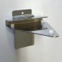 Shelf Bracket for 5mm-10mm glass shelf Chrome