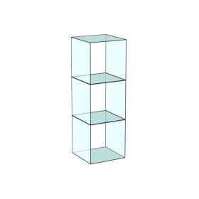 Cube 3 Tower Glass Display