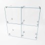 Cube 4 Glass Display 2 wide x 2 high