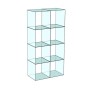 Cube 8 Glass Display 2 wide 4 high