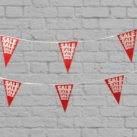 OUTDOOR SALE BUNTING - SALE - 30 mtrs
