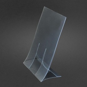 Flat Pack Sign Holder Clear