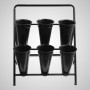 Flower Display Two level 6 pots Set