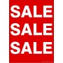 "SALE SALE SALE" - Sign Cards Pack - A4 Card 5 Pk 