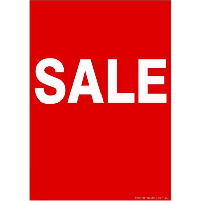 "SALE" - Sign Cards Pack - 5 Pack 