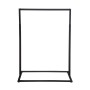 Boutique Slim Rack with Square Base Black