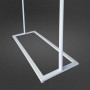 Boutique Slim Rack with Square Base White