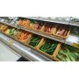 Grocery Display Rectangular Wicker Basket Square 