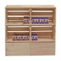 Grocery Display Rustic Wooden Display Hutch 