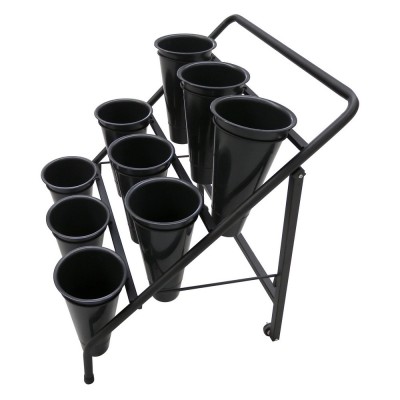 Flower trolley 9 pots Set
