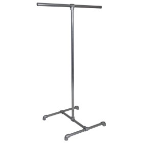 Industrial 2 Way Clothes Rack Galvanised