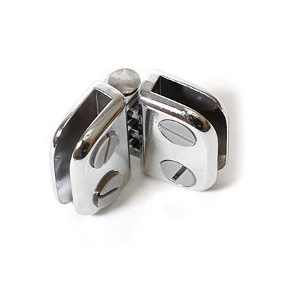 Hinge for Glass Cube Display Chrome