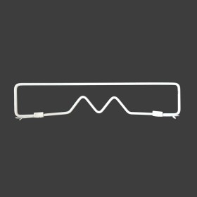 Gondola Shelving Divider white