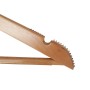 Adult Wood Shirt Hanger Natural with Rubber grip on Sholders and Timber Bar