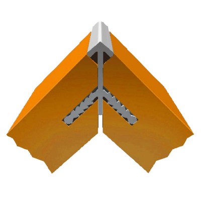 Stickman Square Corner No Leg Extrusion 90° Profile 5000mm