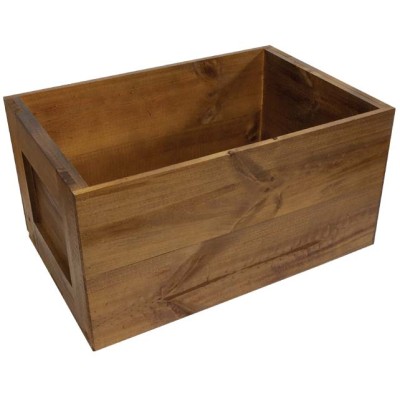 Grocery Display Large Wooden Crate