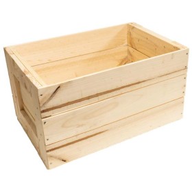 Grocery Display Large Wooden Crate