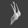 Bra Hanger Body Form Forst White