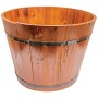 Grocery Display Wood Barrel 