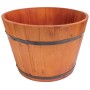 Grocery Display Wood Barrel 