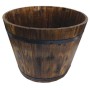 Grocery Display Wood Barrel 