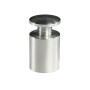 Standoff Dome Top 19mm x 25mm Satin Silver