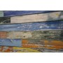 Mixed Old Painted Wood Deco-Slatwall