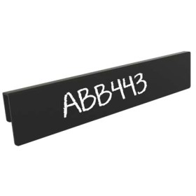 Black chalkboard - hangs on side of produce bin