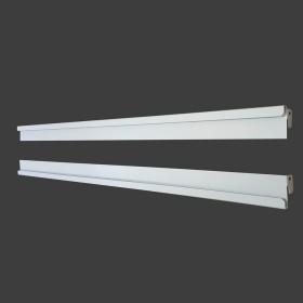 Sign Holder Rails for Metal Gondolas 50mm pitch 